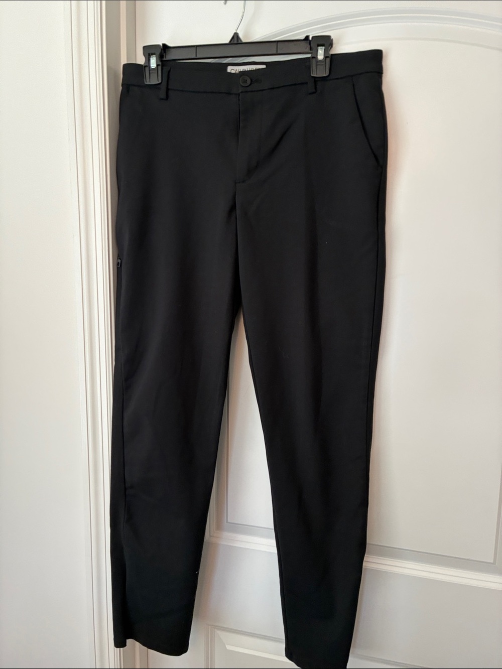 Calvin Klein Men's Black Slim Dress Pants